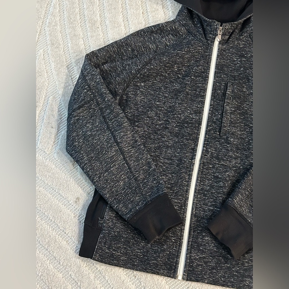 Lululemon Men’s Best Coast Hoodie in Heathered Black/White - M - Picture 4 of 16